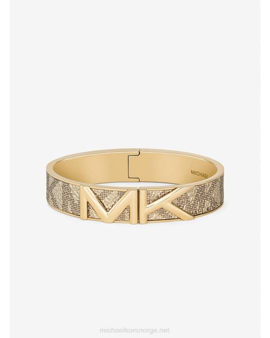 Michael Kors mottlogo armring kvinner LDNL2468 gull