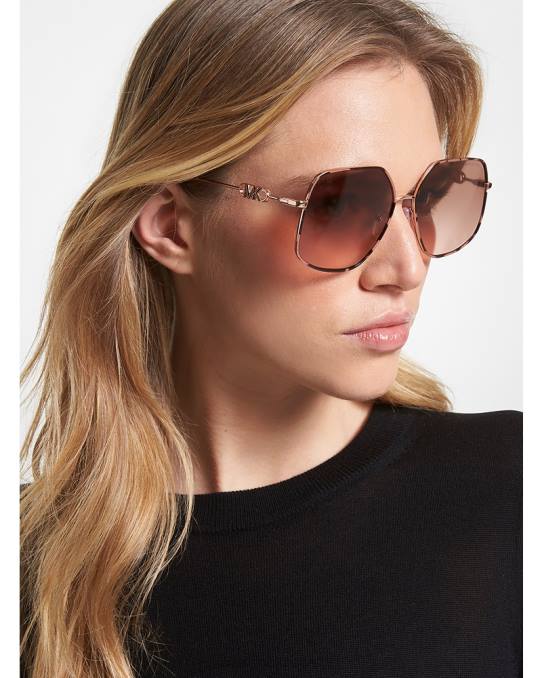 Michael Kors empire butterfly solbriller kvinner LDNL2560 rosa