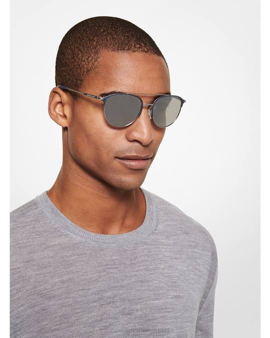 Michael Kors sanddyne solbriller kvinner LDNL2651 marinen