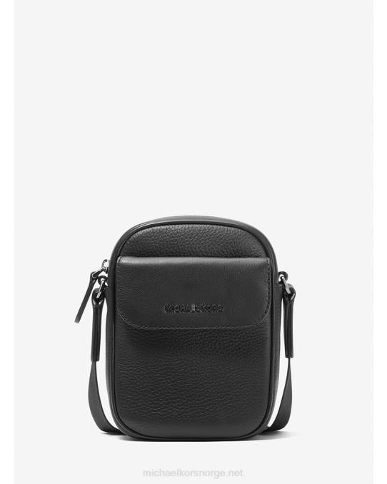 Michael Kors hudson crossbody-veske for smarttelefon i skinn menn LDNL3187 svart
