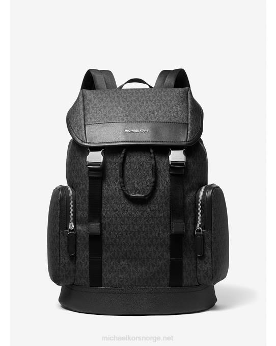 Michael Kors hudson logo ryggsekk menn LDNL3163 svart