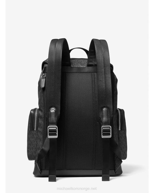 Michael Kors hudson logo ryggsekk menn LDNL3163 svart