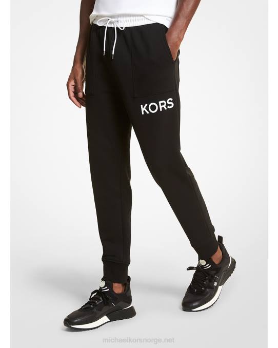 Michael Kors joggebukser i bomullsblanding menn LDNL3097 svart