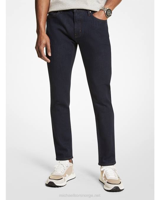 Michael Kors slim fit jeans i stretch-denim menn LDNL3114 skylle vask