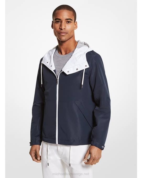 Michael Kors durham vindjakke menn LDNL2827 midnatt blå