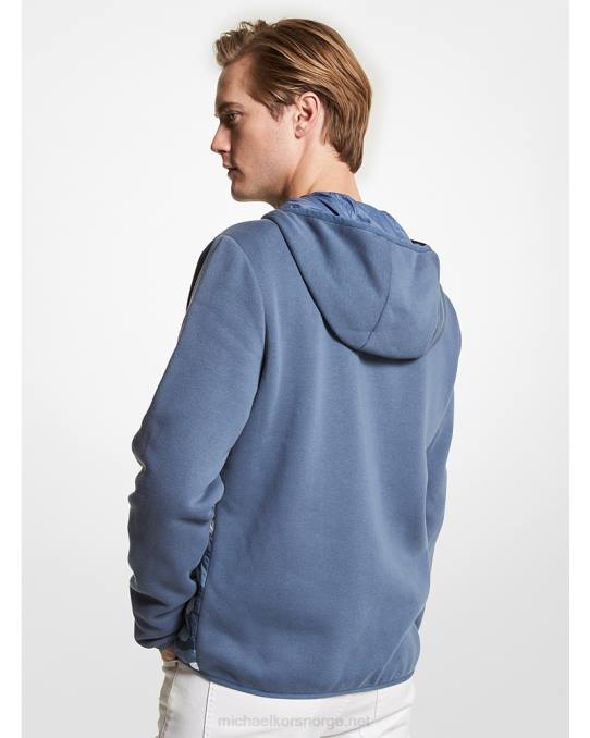 Michael Kors kamuflasje quiltet nylon hettejakke menn LDNL2818 midnatt combo