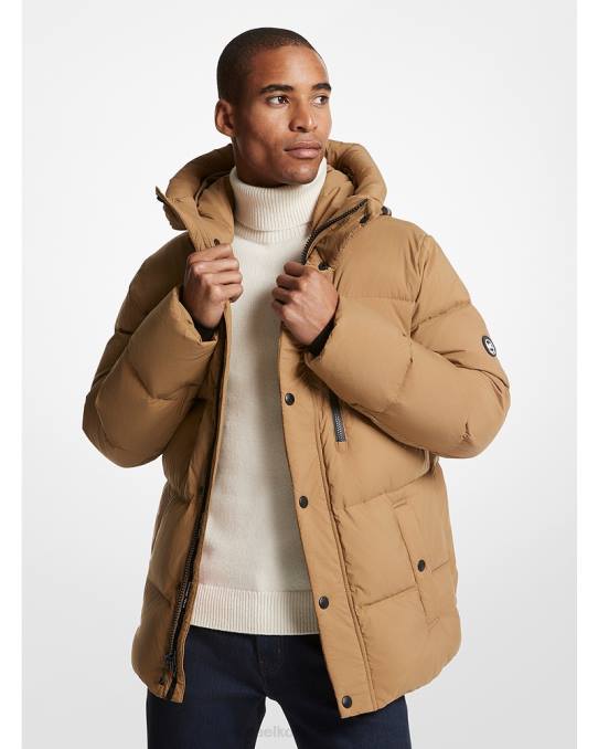 Michael Kors quiltet nylonjakke med logotape menn LDNL2799 skall