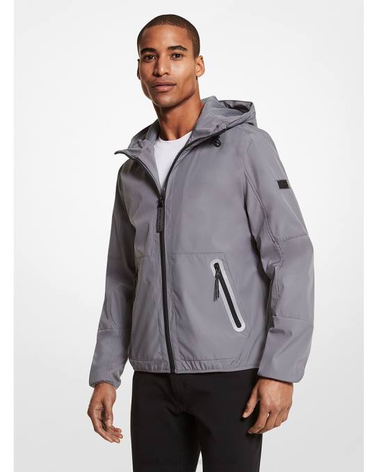 Michael Kors vegas vevd hettejakke menn LDNL2824 mynde