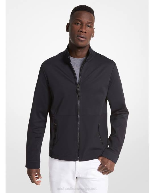 Michael Kors stretch nylon jakke menn LDNL2993 svart