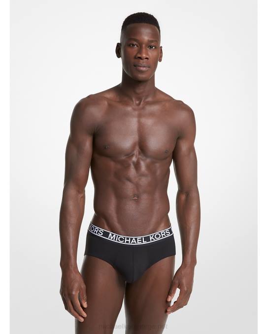 Michael Kors 3-paks stretch nylontruser menn LDNL3176 svart