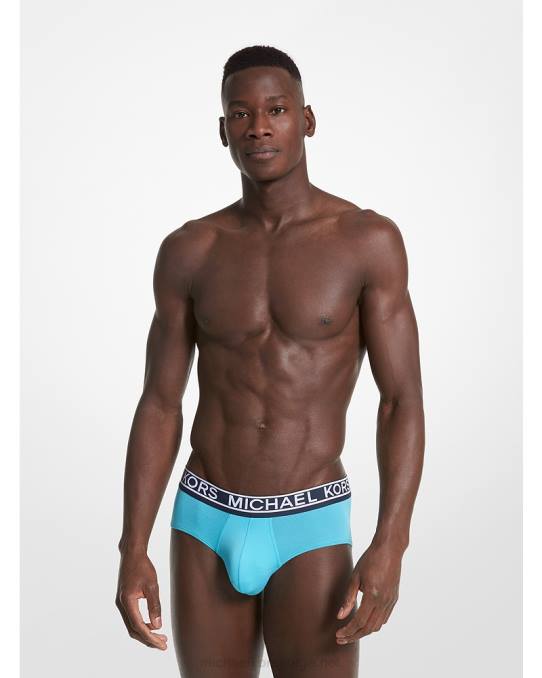 Michael Kors 3-paks stretch nylontruser menn LDNL3185 midnatt