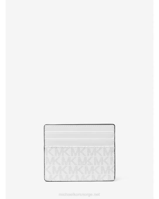 Michael Kors Cooper grafisk logo høy kortveske menn LDNL3268 palmegrønn