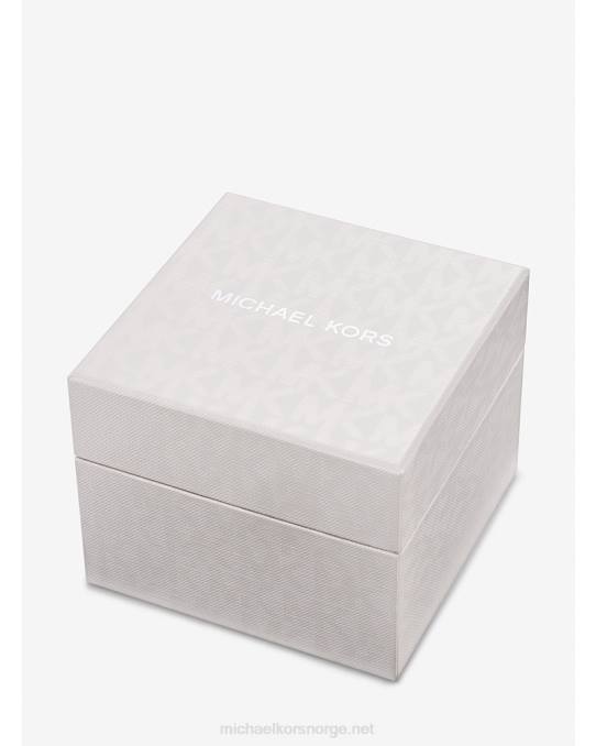 Michael Kors overdimensjonert everest klokke menn LDNL3292 sølv