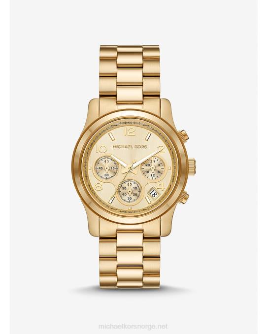 Michael Kors rullebanevakt menn LDNL3279 gull