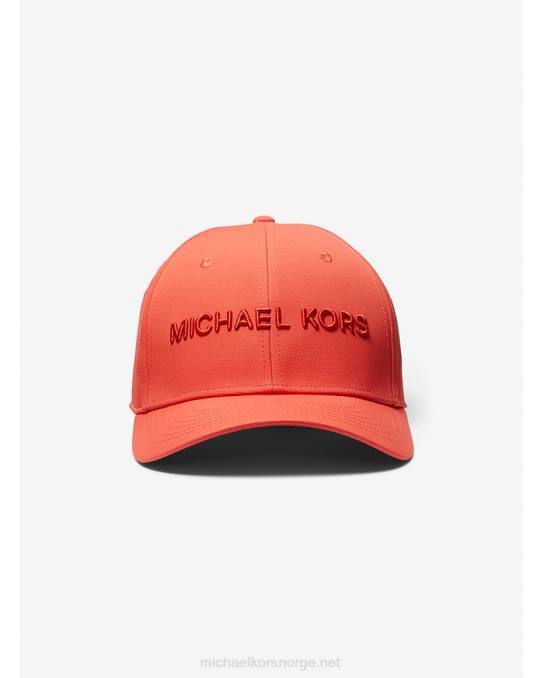 Michael Kors brodert baseballhatt menn LDNL3367 krydder appelsin
