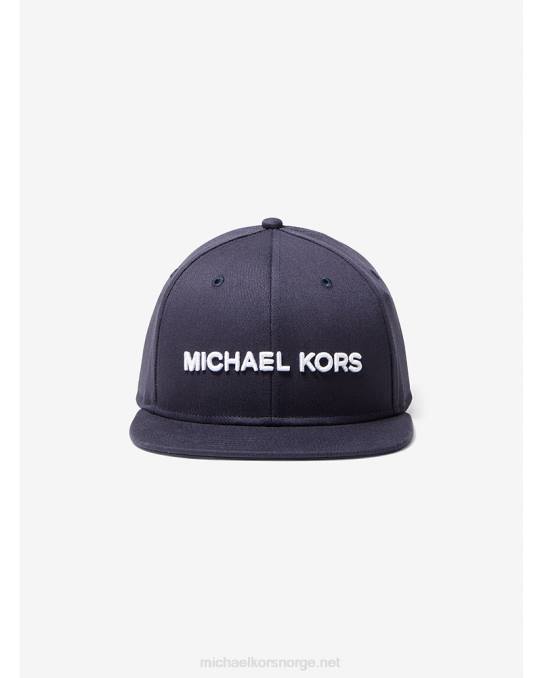 Michael Kors brodert baseballhatt menn LDNL3372 midnatt