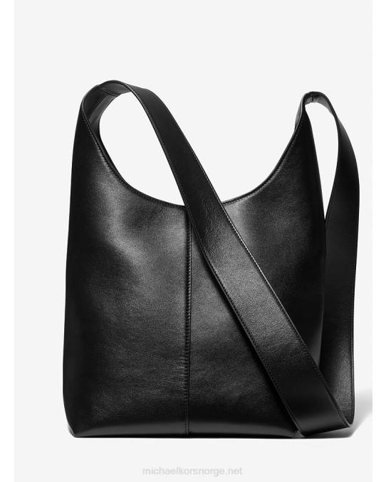Michael Kors collection dede hobo-veske i medium skinn unisex LDNL3768 svart