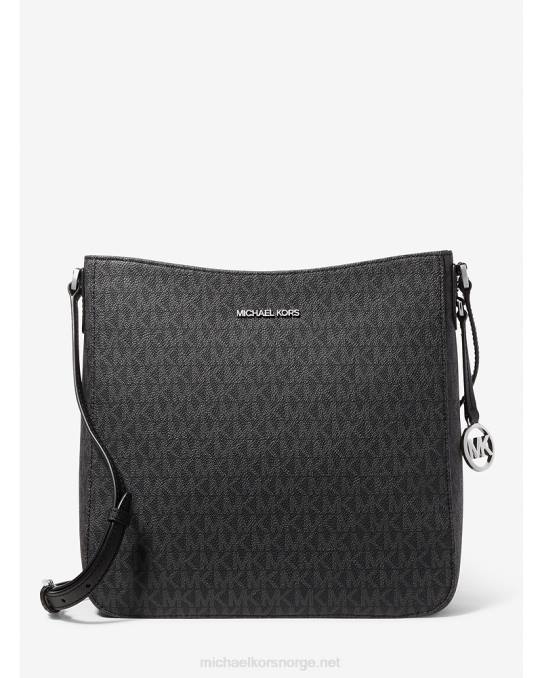 Michael Kors jetset travel stor logo messenger bag unisex LDNL3946 svart