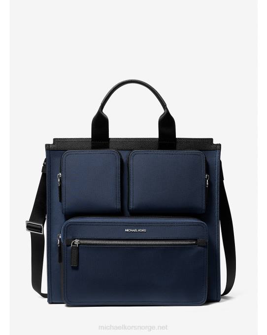 Michael Kors kent resirkulert nylon veske unisex LDNL3938 marinen