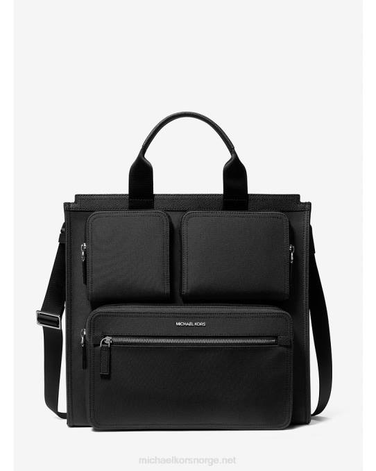 Michael Kors kent resirkulert nylon veske unisex LDNL3940 svart