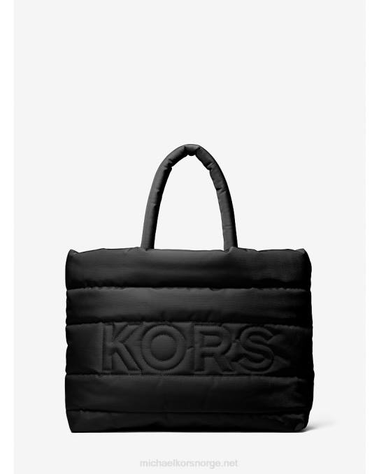 Michael Kors kent vattert resirkulert nylon veske unisex LDNL3937 svart