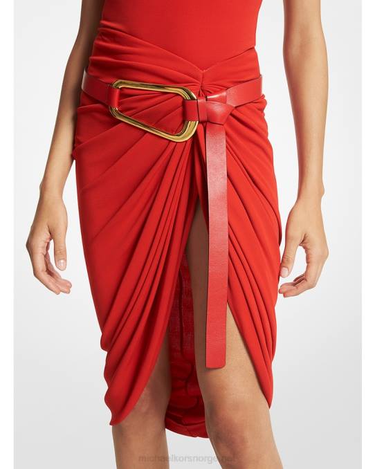 Michael Kors kolleksjon crepe jersey sarong unisex LDNL3510 valmue