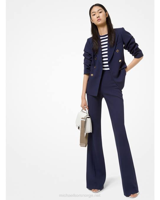 Michael Kors kolleksjon doble crepe-sable bukser unisex LDNL3719 maritime