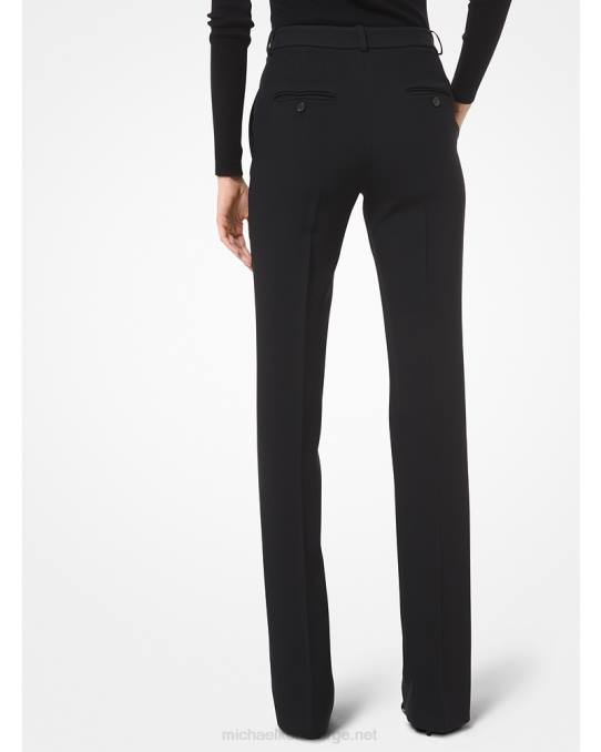 Michael Kors kolleksjon hansen dobbel crepe sobelbukse unisex LDNL3712 svart