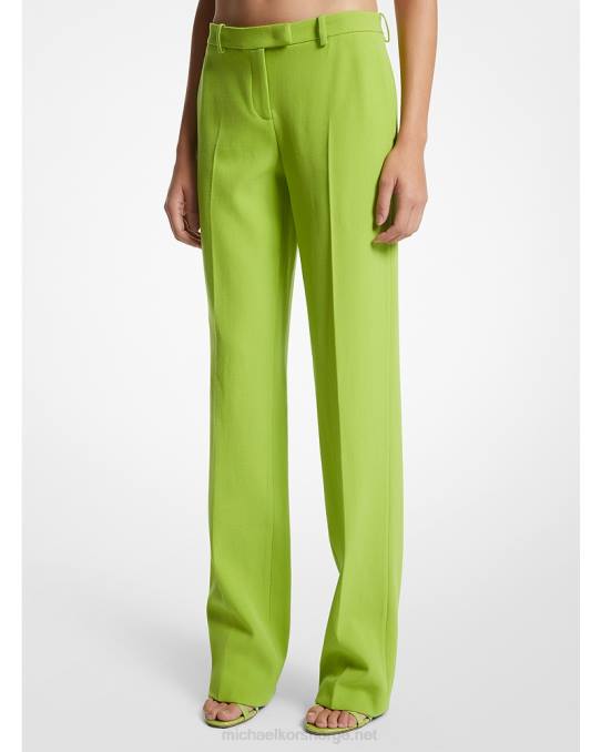 Michael Kors samling carolyn ull gabardinbukser unisex LDNL3530 lime