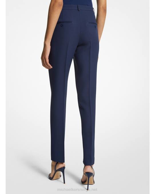 Michael Kors samling samantha dobbel crepe sable bukser unisex LDNL3505 marinen