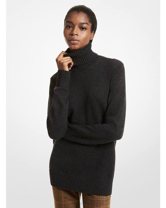 Michael Kors kolleksjon joan kashmir genser med turtleneck unisex LDNL3709 kull