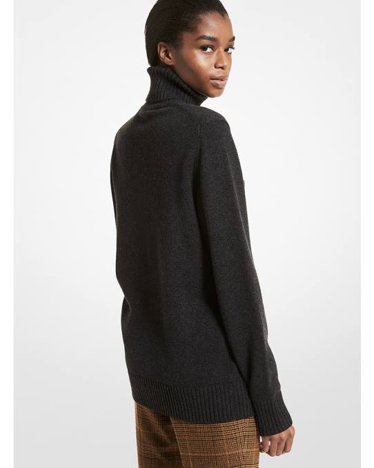 Michael Kors kolleksjon joan kashmir genser med turtleneck unisex LDNL3709 kull