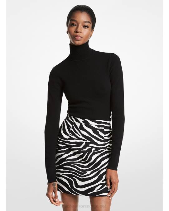 Michael Kors kolleksjon stretch kashmir bodysuit unisex LDNL3700 svart