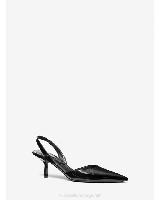 Michael Kors kolleksjon holly lakk pumpe unisex LDNL3858 svart