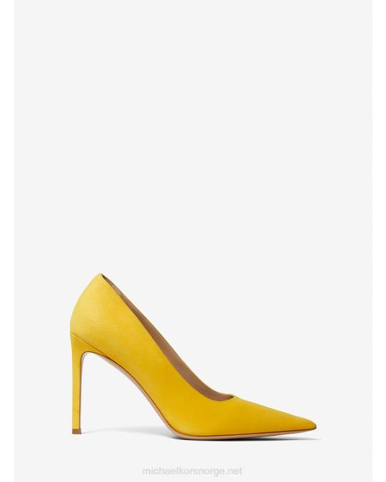 Michael Kors kolleksjon martine semsket pumpe unisex LDNL3848 fløyelsblomst