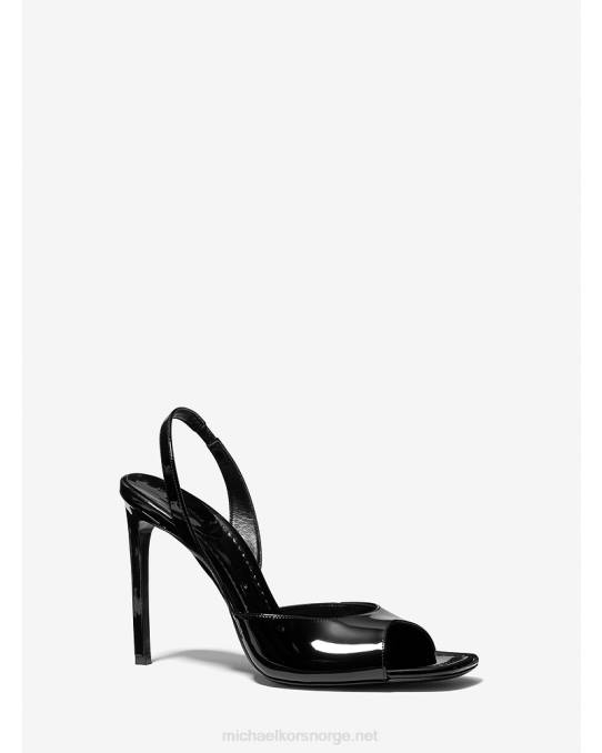 Michael Kors kolleksjon marisa lakksandal unisex LDNL3864 svart