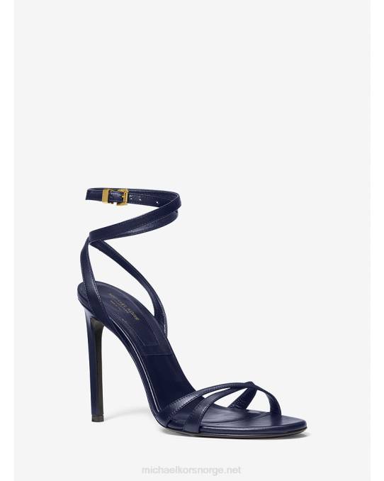 Michael Kors samling chrissy skinnsandal unisex LDNL3817 marinen