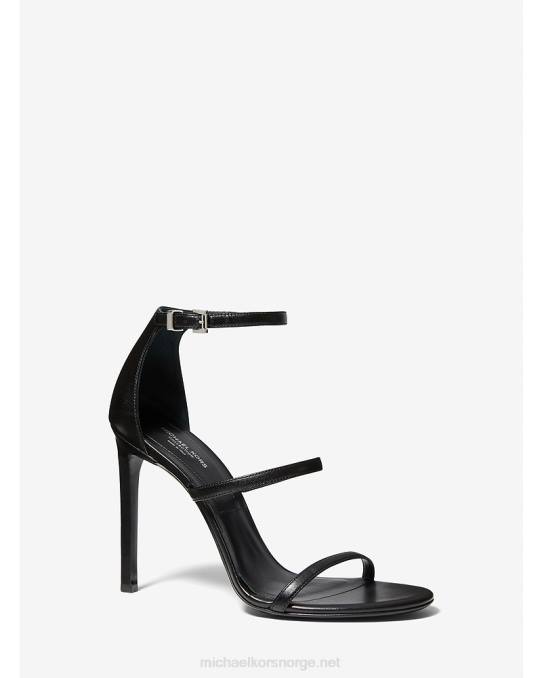 Michael Kors samling nadege skinnsandal unisex LDNL3844 svart