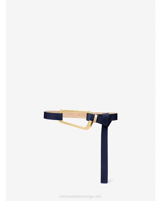 Michael Kors samling angelina skinnbelte unisex LDNL3883 marinen
