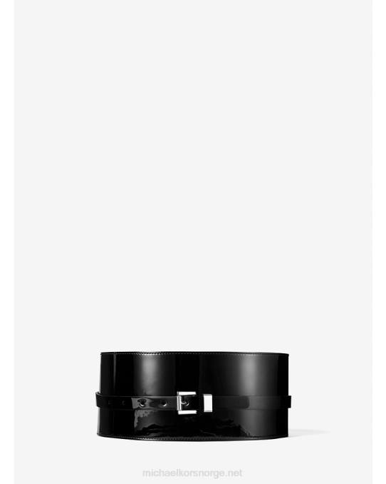 Michael Kors samling lakk belte unisex LDNL3911 svart
