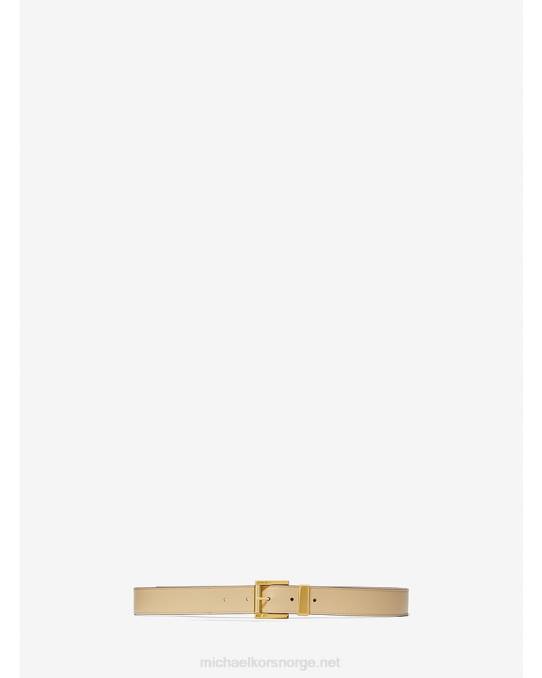 Michael Kors samling skinn buksebelte unisex LDNL3890 sanddyne