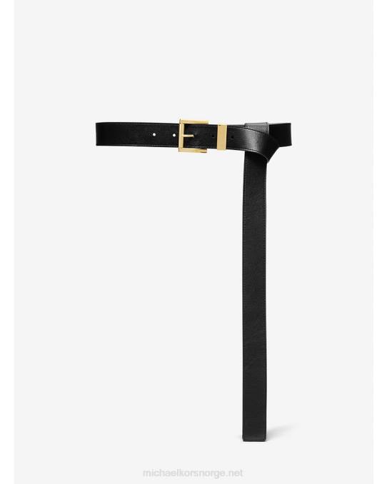 Michael Kors samling skinn buksebelte unisex LDNL3892 svart