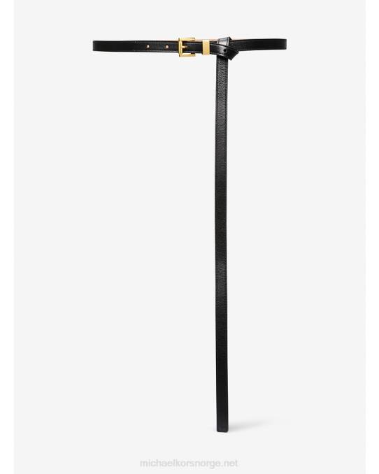 Michael Kors samling skinn buksebelte unisex LDNL3897 svart