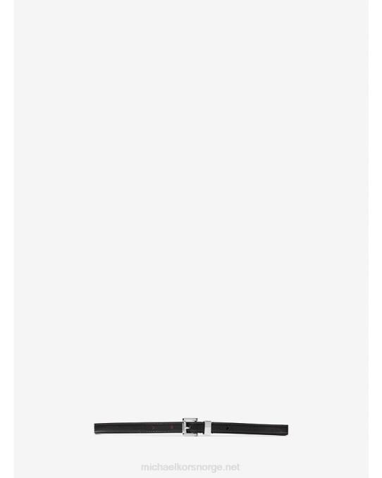 Michael Kors samling skinn midjebelte unisex LDNL3908 svart