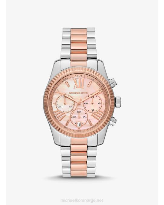 Michael Kors lexington klokke unisex LDNL3972 to tone