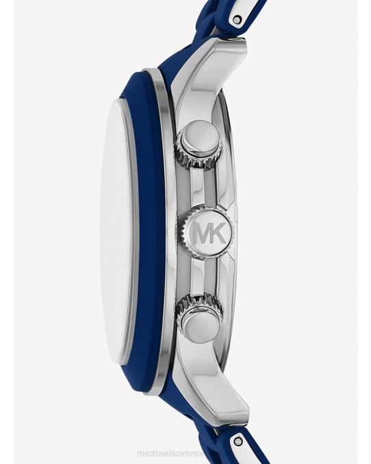 Michael Kors overdimensjonert rullebaneklokke unisex LDNL3963 marinen