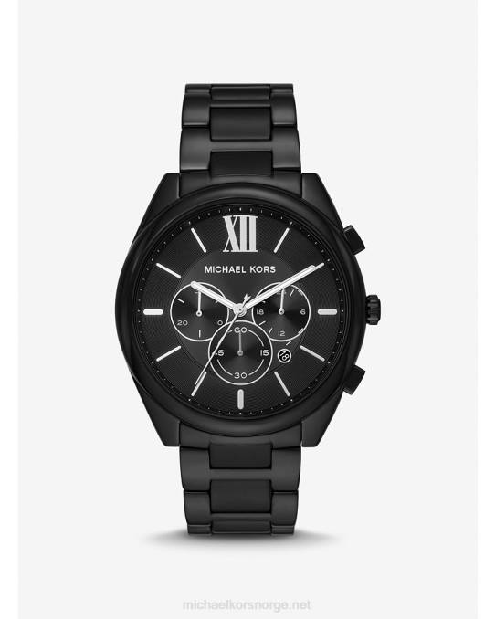 Michael Kors oversized janelle klokke unisex LDNL4034 svart