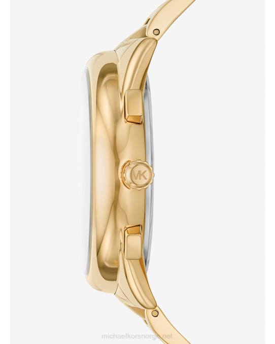 Michael Kors oversized janelle pave-klokke unisex LDNL4035 gull