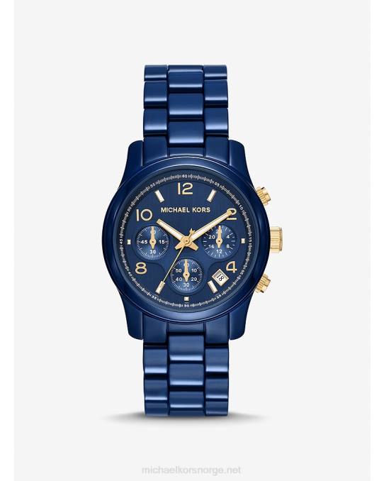 Michael Kors rullebanevakt unisex LDNL3959 blå